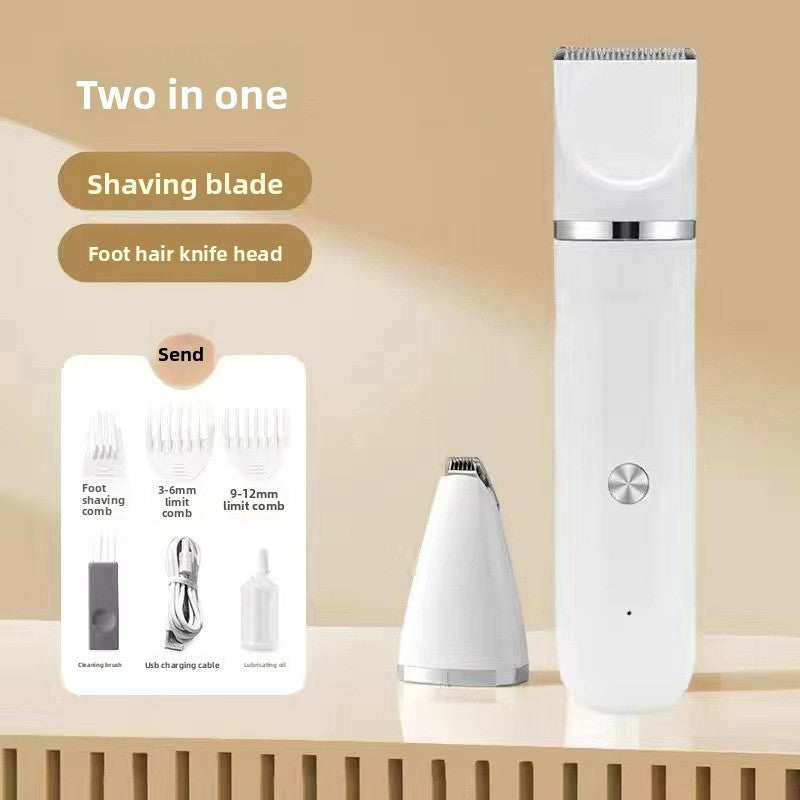 Pet Hair Clipper with Paw Shaver and Nail Grinder, Multi-Function