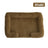 Dark grey washable winter dog bed with inner cushion