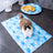 Self cooling gel mat for dogs and cats, green or blue, view 1 of 11