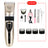 Cordless Dog Hair Clippers with Guide Combs, Low Noise Trimmer Kit