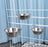Slow feeder hanging bowl for cats and small dogs