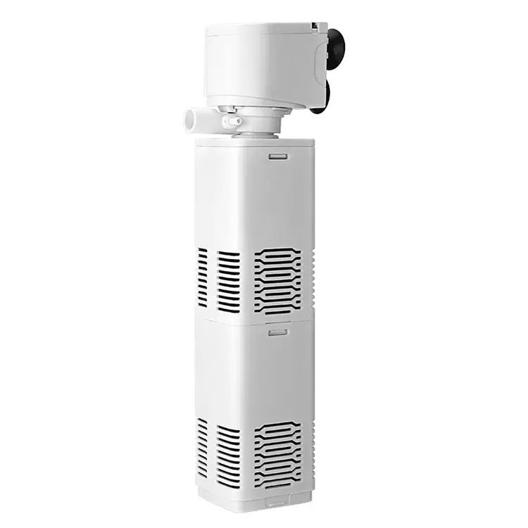 Multi function aquarium filter with oxygen and wave flow, view 1