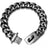 Stainless steel chain dog collar in 3 colour options