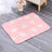 Breathable cotton pet mat with print in Pink Bunny, size 40 x 30cm