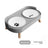 Anti-Spill Double Pet Bowl in Stainless Steel, Plastic or Ceramic with Raised Stand