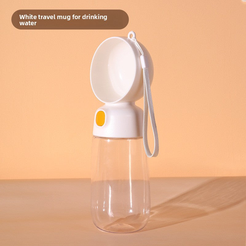 Portable 3-in-1 Pet Water Bottle with Food Container and Waste Box for Dog Walks