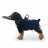 Adjustable blue pet bumper ring harness in polyester, product image 18