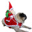 Dog Santa Christmas costume with white beard, in Santa with White Beard, image 5
