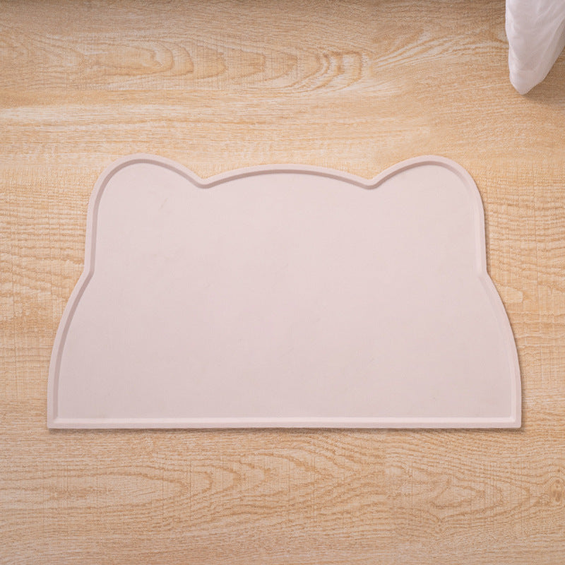 Silicone pet feeding mat with cat ear design, photo 14 of 17