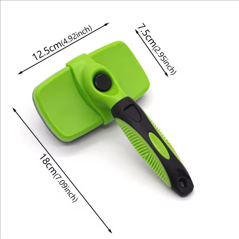 Self-Cleaning Pet Hair Removal Comb for Dogs and Cats