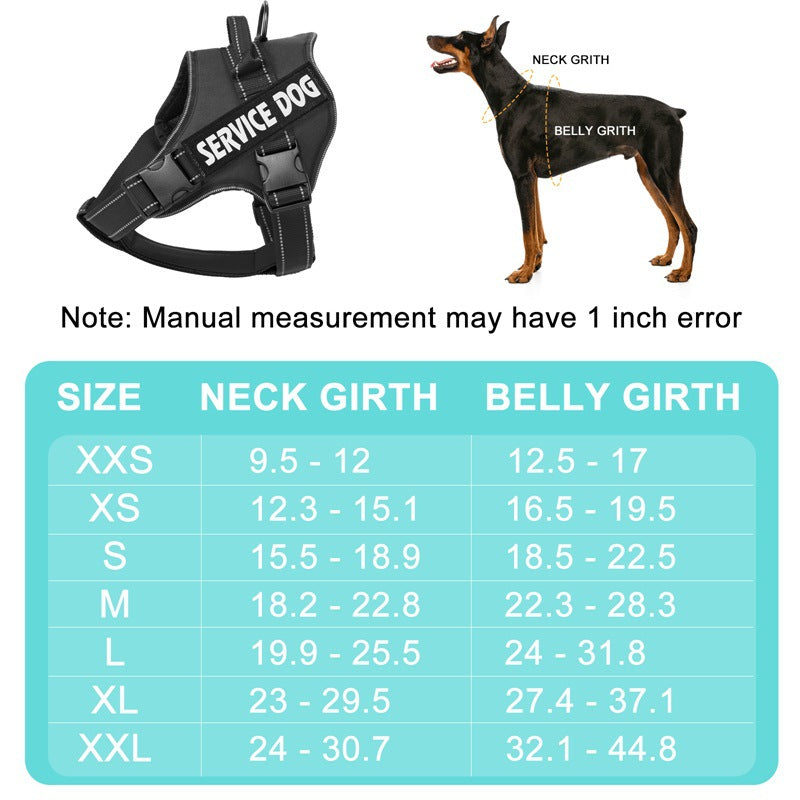 Reflective breathable mesh dog harness with metal D-ring, product image 2