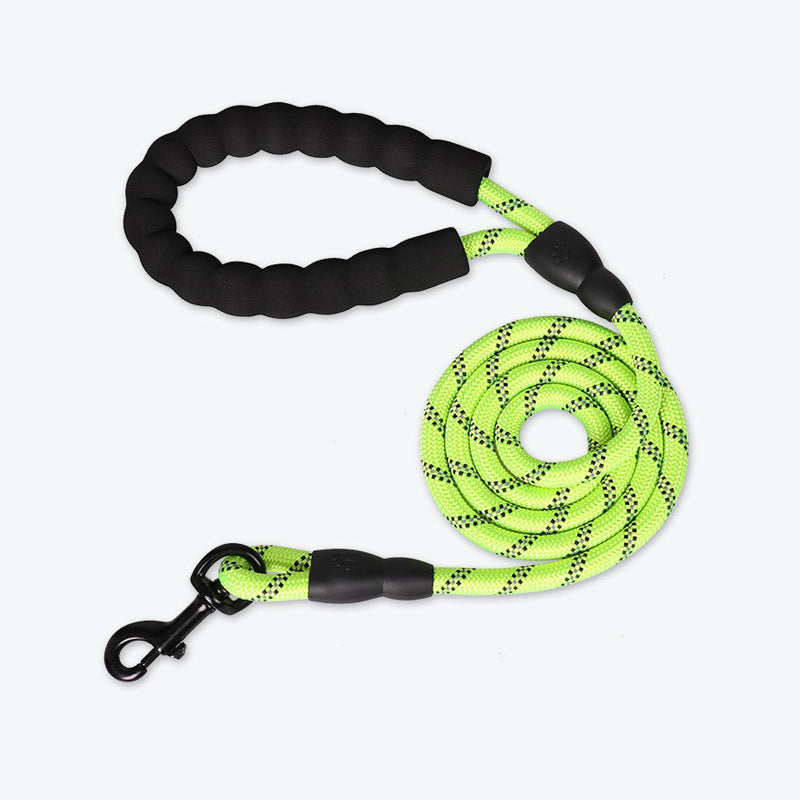 Reflective dog leads in seven colours and four lengths