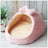 Enclosed Pet Kennel House with Soft Cushion for Dogs and Cats