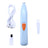 Compact Pet Hair Trimmer with Rounded Ceramic Blade