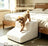 Detachable foam pet stairs with fleece cover, photo 5 of 15