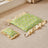 Removable washable pet bed with cute print, photo from another angle
