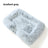 Gradient coffee white plush bed for cats and dogs