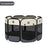 Grey enclosed pet whelping tent with removable pad, photo 12
