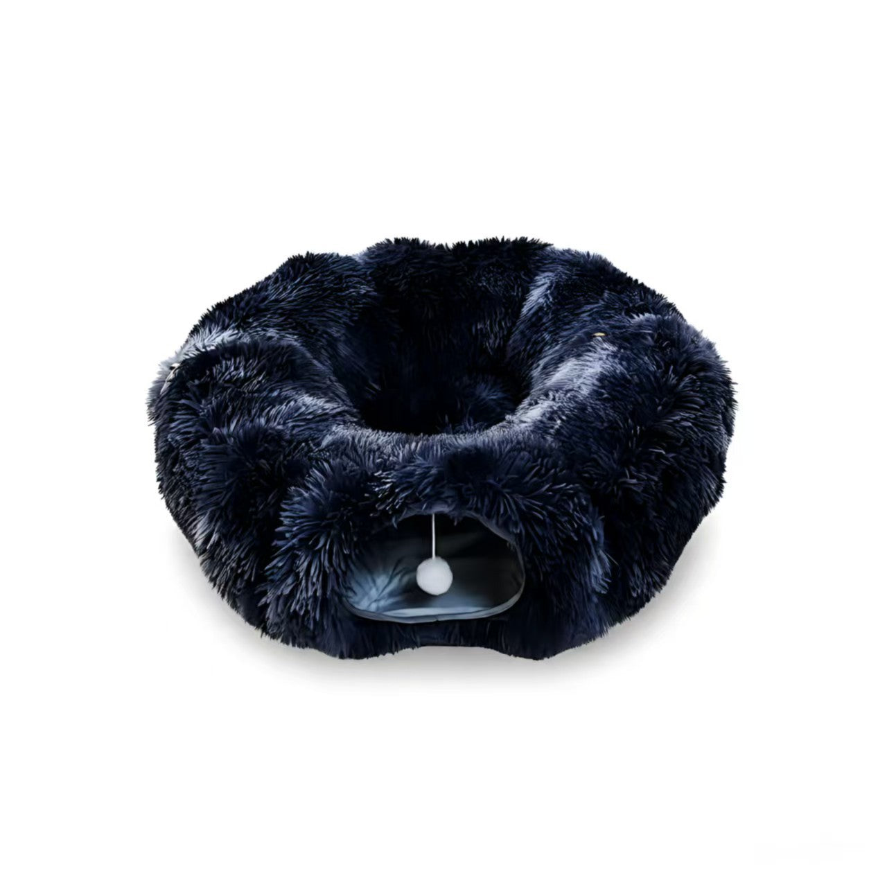 Washable donut cat tunnel bed with removable cover, 85cm pet nest - view 5
