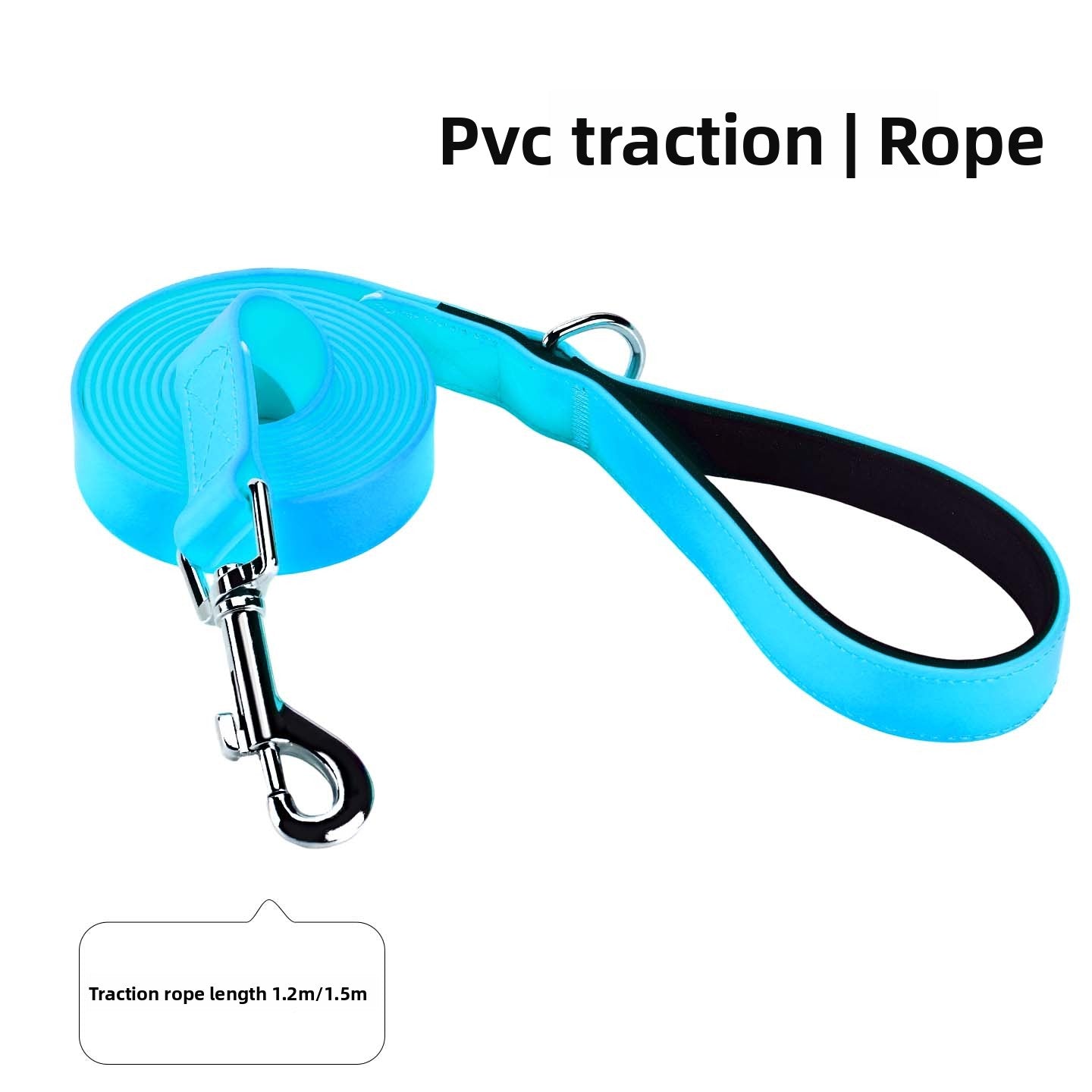 Waterproof orange PVC dog lead with matching collar