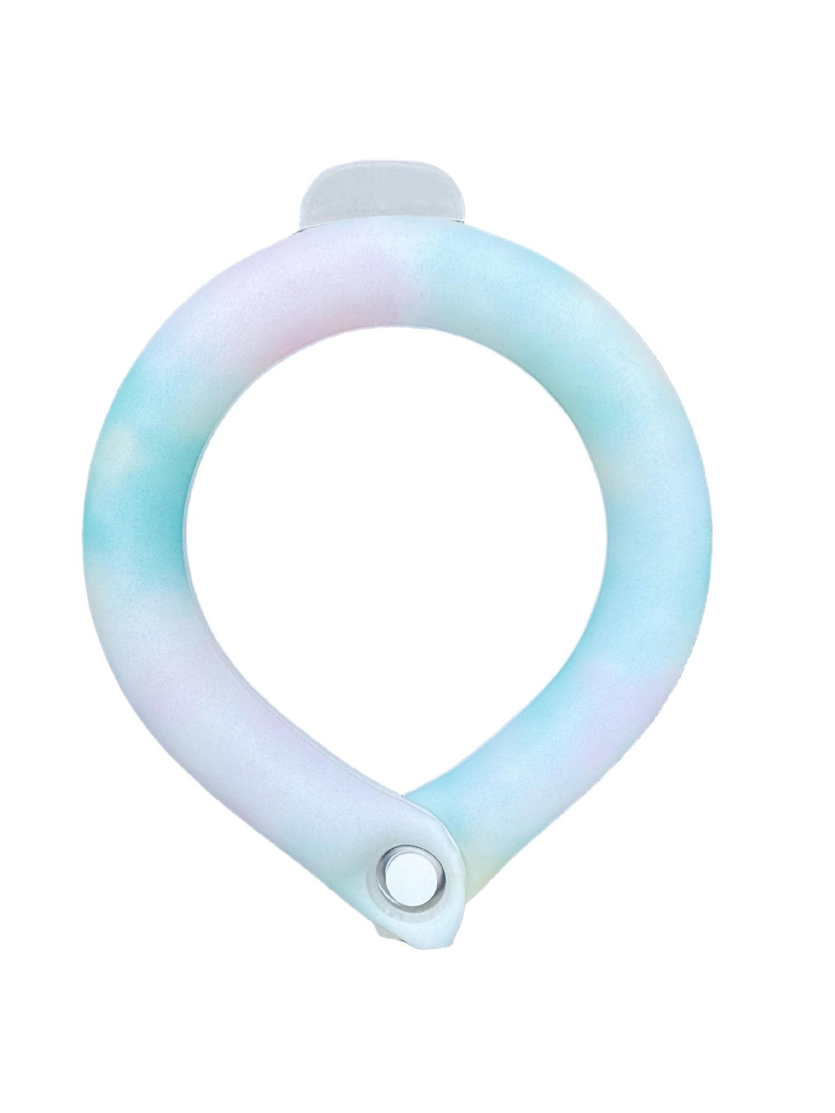 Cooling collar for dogs and cats in Iridescent Print, material detail