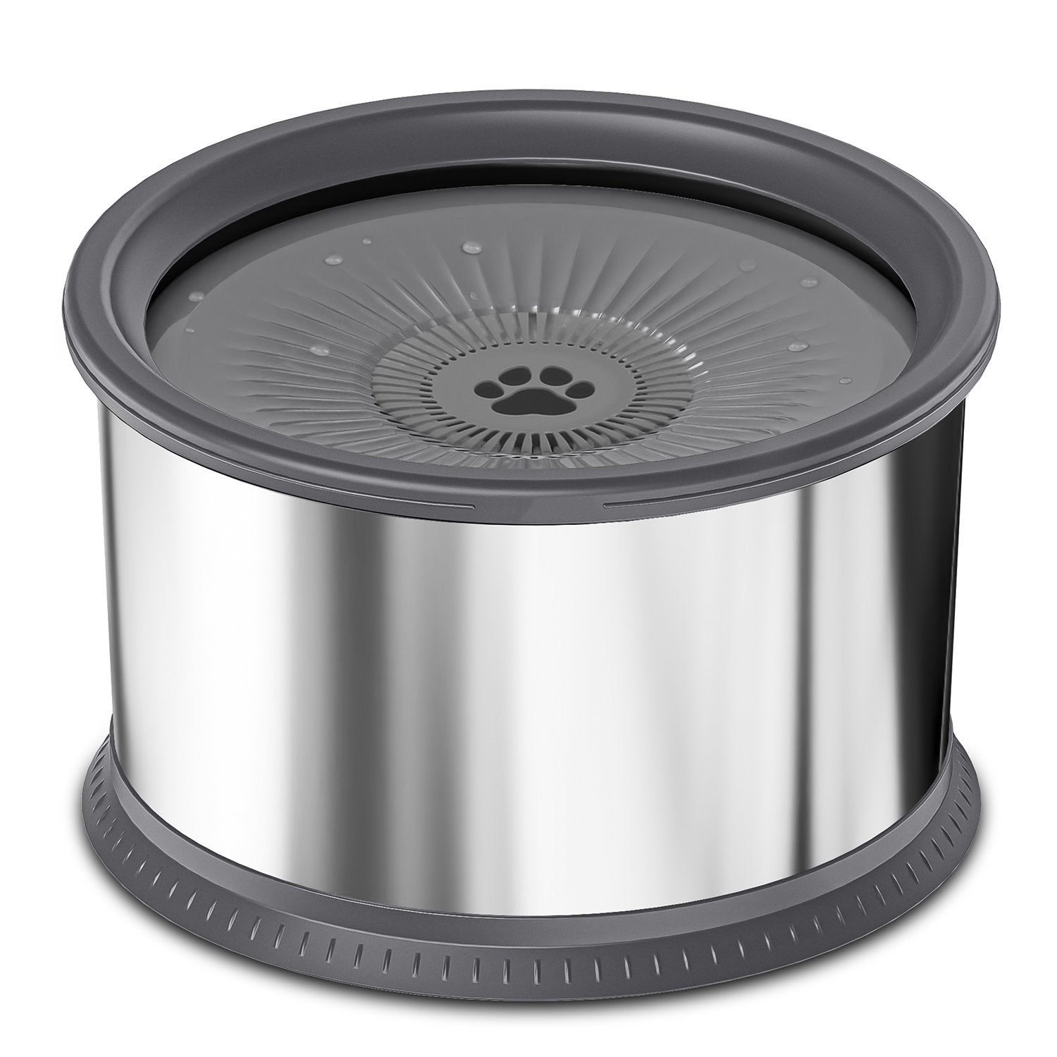 Stainless Steel Floating Pet Bowl in 2.5L, 3.5L and 4.5L Sizes for Dogs and Cats