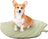 Leaf print cooling ice pad for pets, detail and texture view