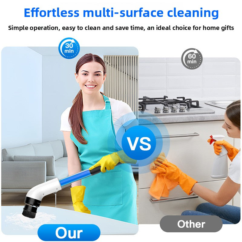 Rechargeable Electric Aquarium Brush with Interchangeable Heads