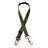 Pet car seat belt safety lead in blue with metal clip
