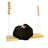 Natural wood bird and chicken swing and perch in 120cm Bridge 30cm, Navy Hook