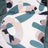 Waterproof camouflage four-leg dog coat in Purple Camouflage, close-up detail