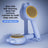 Bunny Ear Self-Cleaning Slicker Brush for Cats and Dogs, Massage