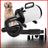 Blue pet bath brush for dogs and cats, alternative angle view