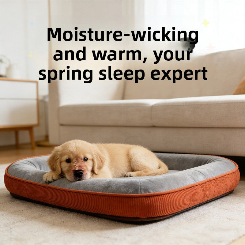 All-season warm pet bed and sofa cushion, photo from another angle
