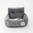 Pet Car Seat Bed and Travel Carrier with Handle