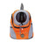 Breathable Oxford pet carrier backpack in navy blue