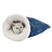 Cosy plush cat sleeping sack in light grey, product image 2