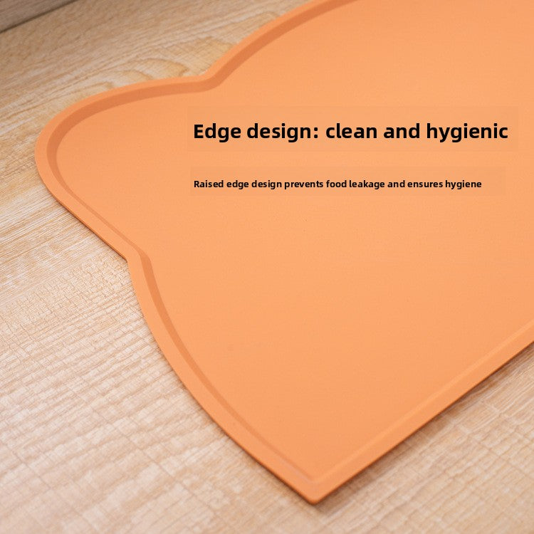Silicone pet feeding mat with cat ear design, photo 3 of 17