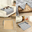 Corduroy pet sofa cushion for dogs and cats, alternative angle view