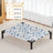 Raised pet cot with breathable mesh for cats and dogs