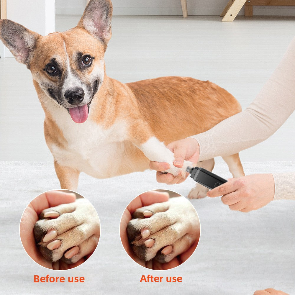 Dual Mode Pet Nail Grinder with Two Replaceable Guards