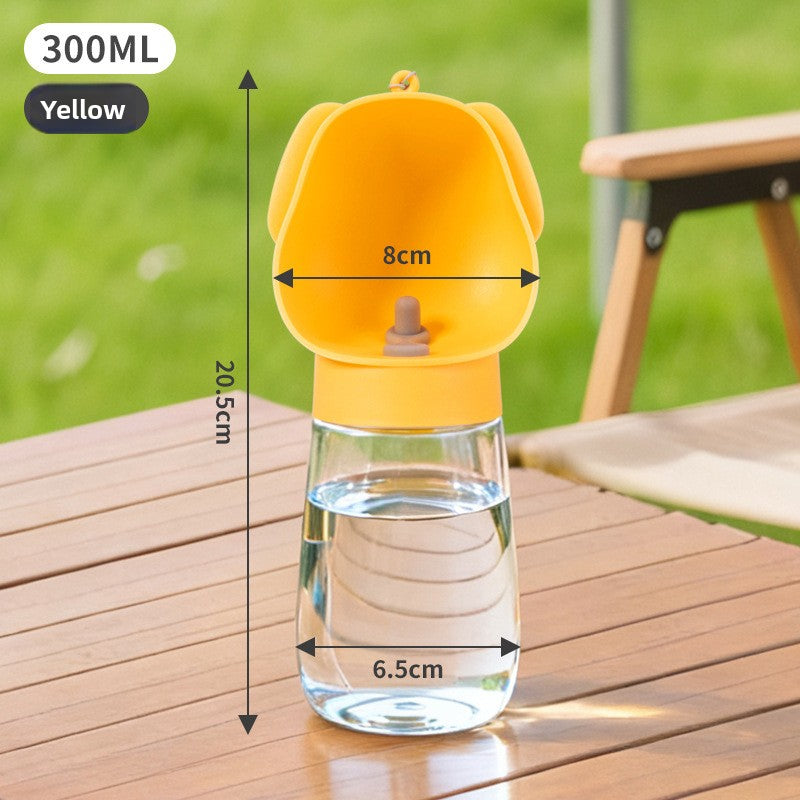 Portable 3-in-1 Pet Water Bottle with Food Container and Waste Box for Dog Walks