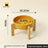 Ceramic Slow Feeder Pet Bowl with Elevated Stand