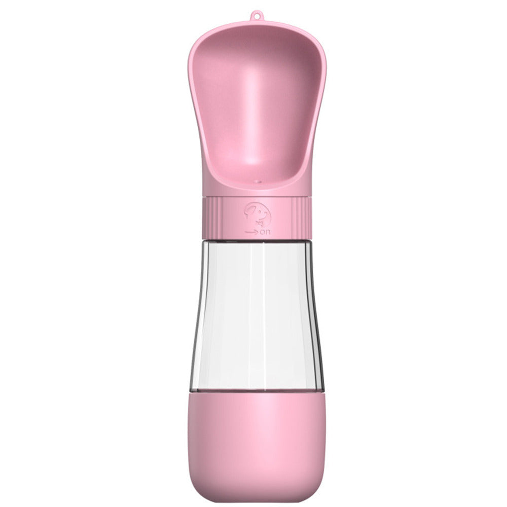 Portable Pet Water Bottle with Drinking Bowl, Leakproof Travel Dispenser for Dogs and Cats