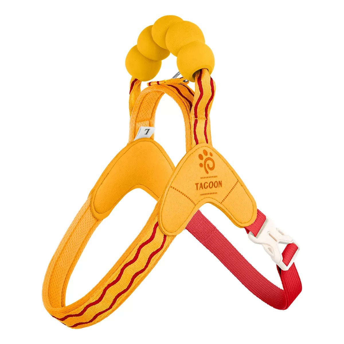 Adjustable dog harness with soft cloud-shaped sponge handle, product image 19