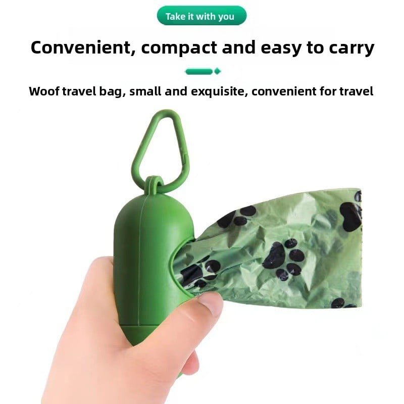 Capsule Poop Bag Dispenser with Lead Clip, Lightweight