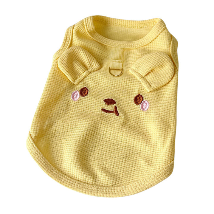 Lightweight summer cat vest with animal print, available in 3 colours, image 5