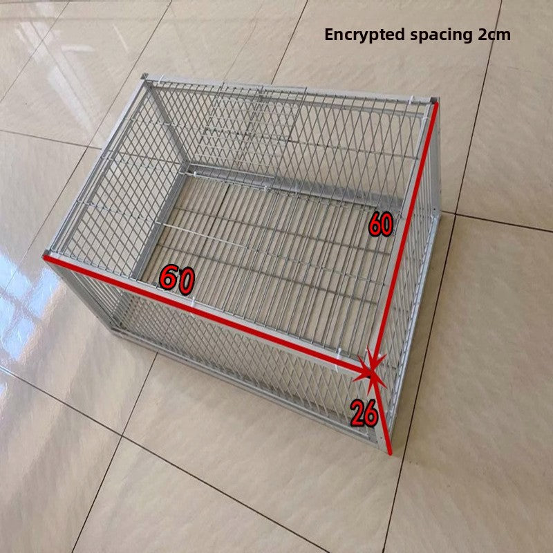 White metal pigeon loft landing cage with one way door, view 10