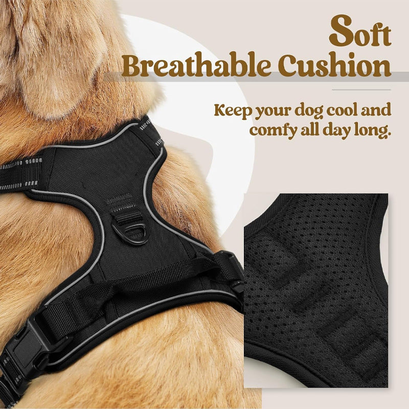 Reflective padded Oxford dog harness vest, product image 2