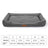Waterproof Oxford dog bed with raised edges and soft base, photo 21